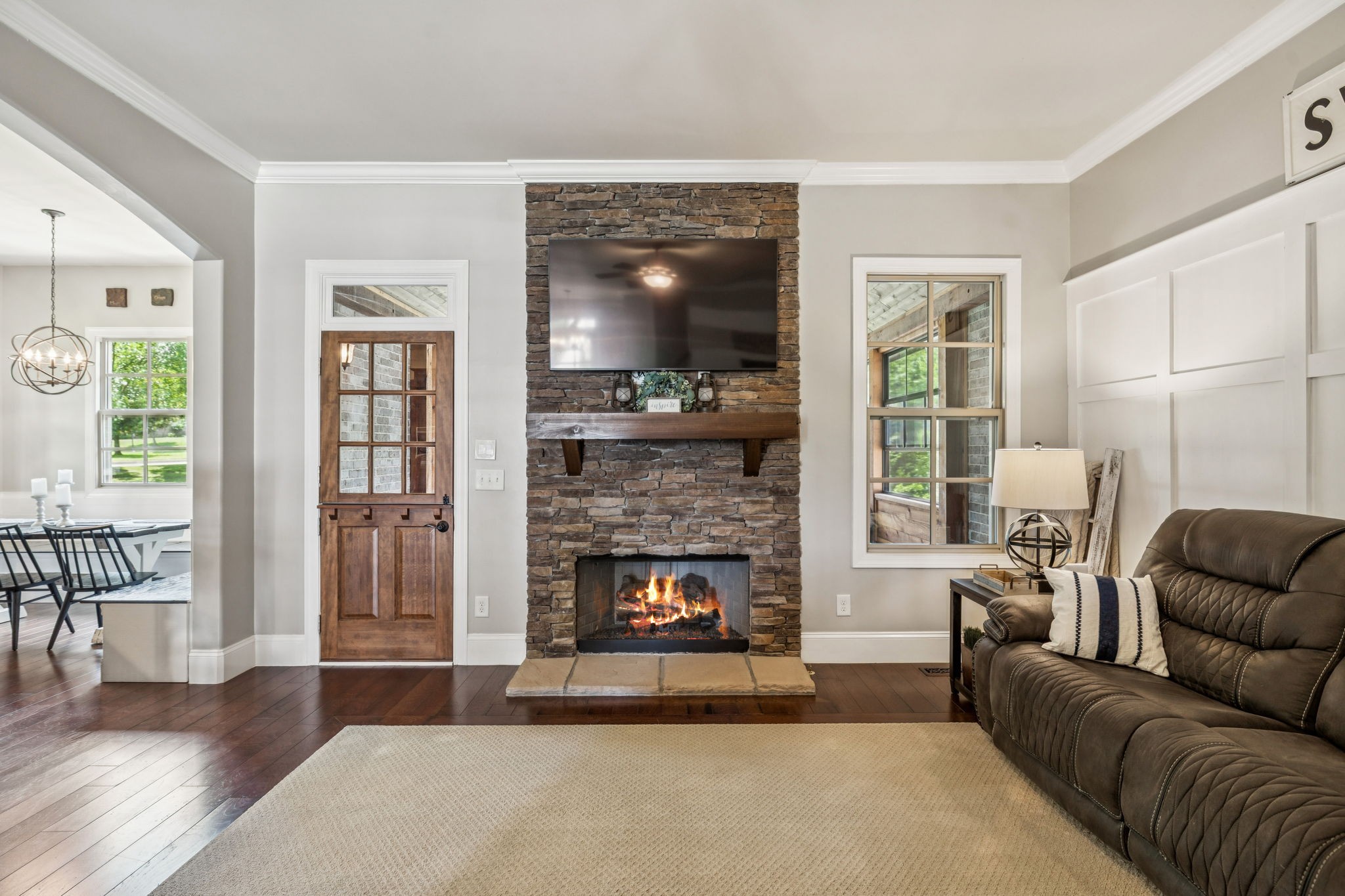 1501 Registry Row Arrington, TN 37014 - Photo 10 of 77 a living room with furniture and a fireplace
