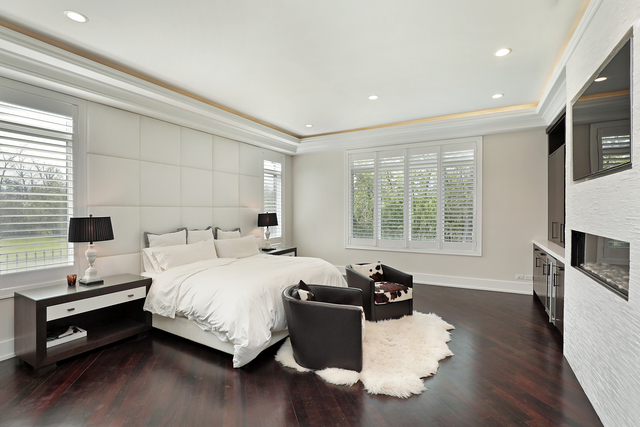 1630 Ridge Road Highland Park, IL 60035 - Photo 28 of 63 a bedroom with a bed wooden floor and a window