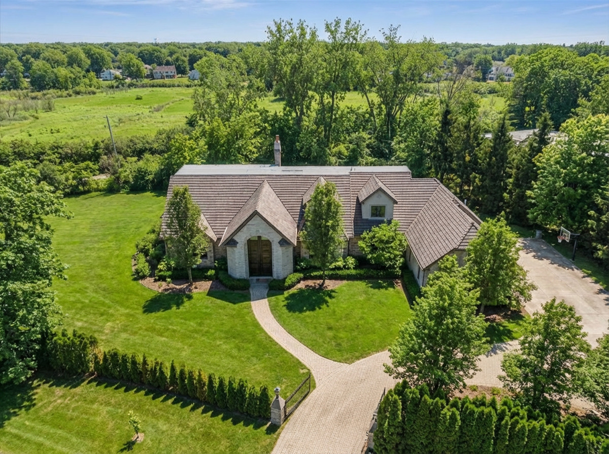 1630 Ridge Road Highland Park, IL 60035 - Photo 58 of 63 a view of a house with a big yard plants and large trees