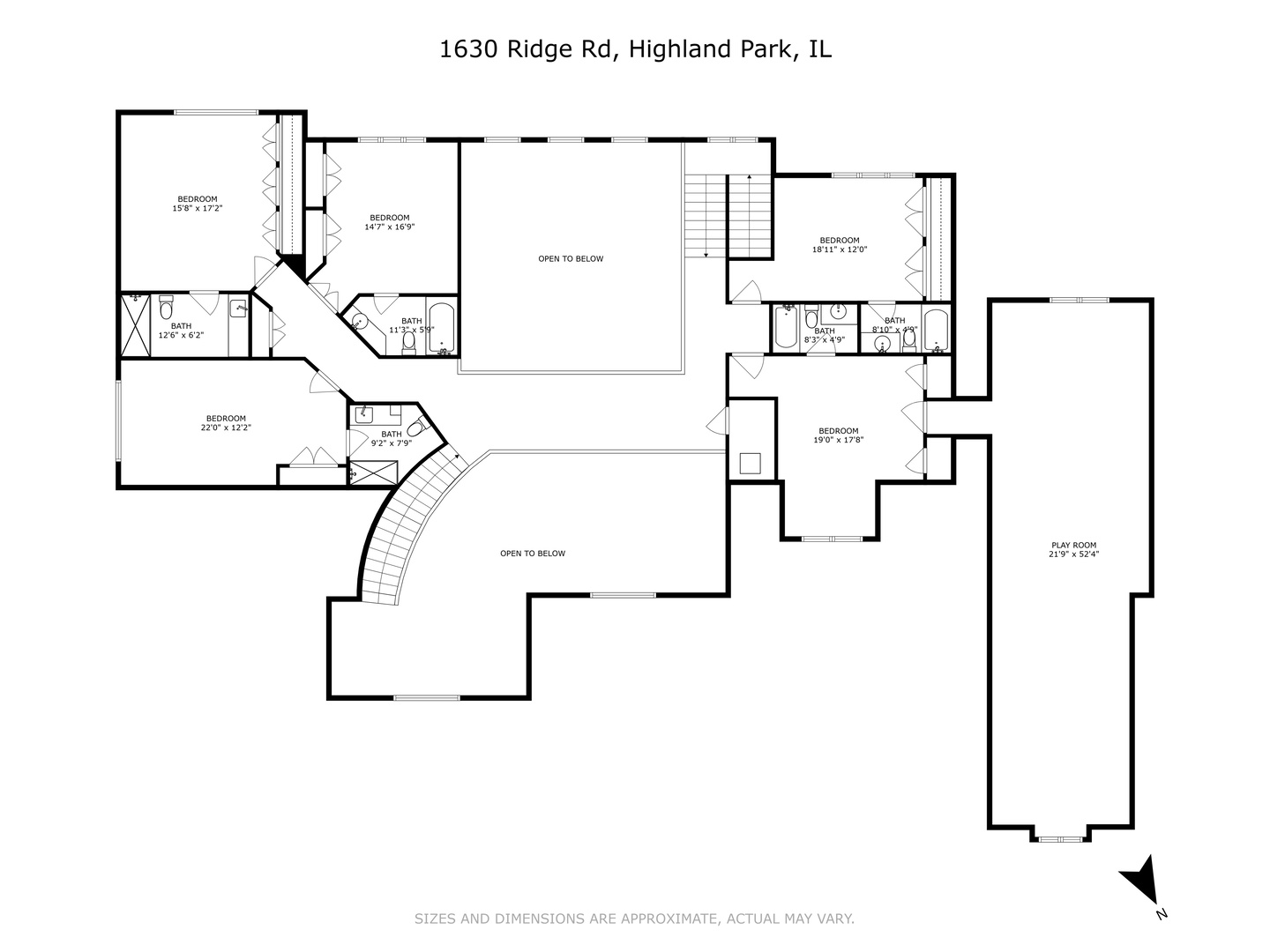 1630 Ridge Road Highland Park, IL 60035 - Photo 61 of 63 a picture of a floor plan
