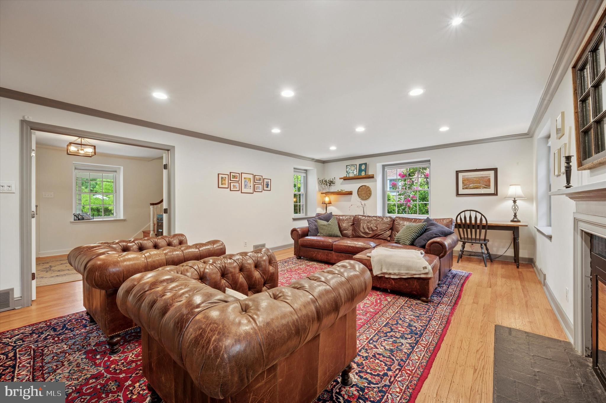1205 Red Rambler Road Rydal, PA 19046 - Photo 12 of 34 a living room with furniture and a rug