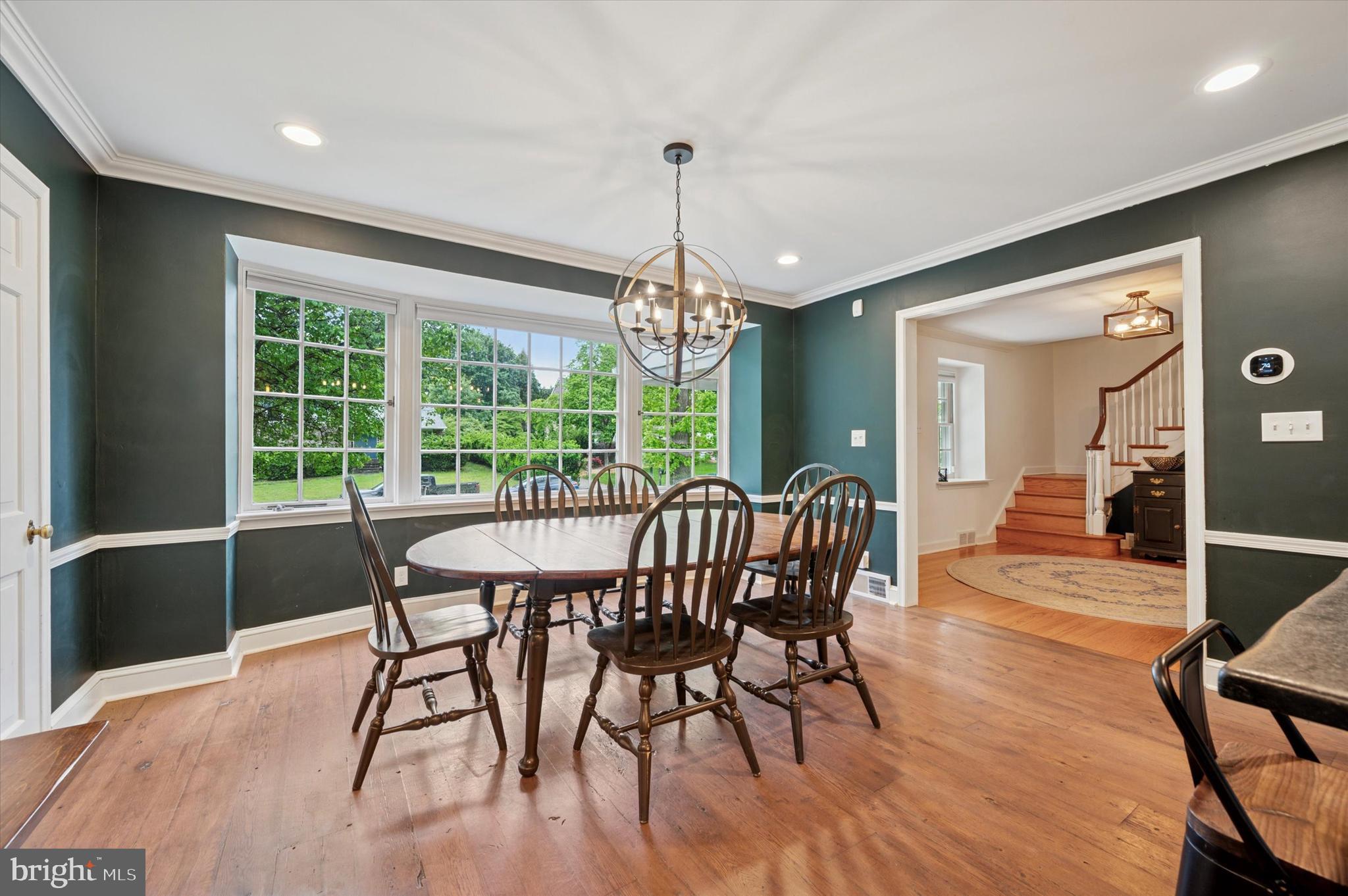1205 Red Rambler Road Rydal, PA 19046 - Photo 13 of 34 a dining room with furniture window and wooden floor