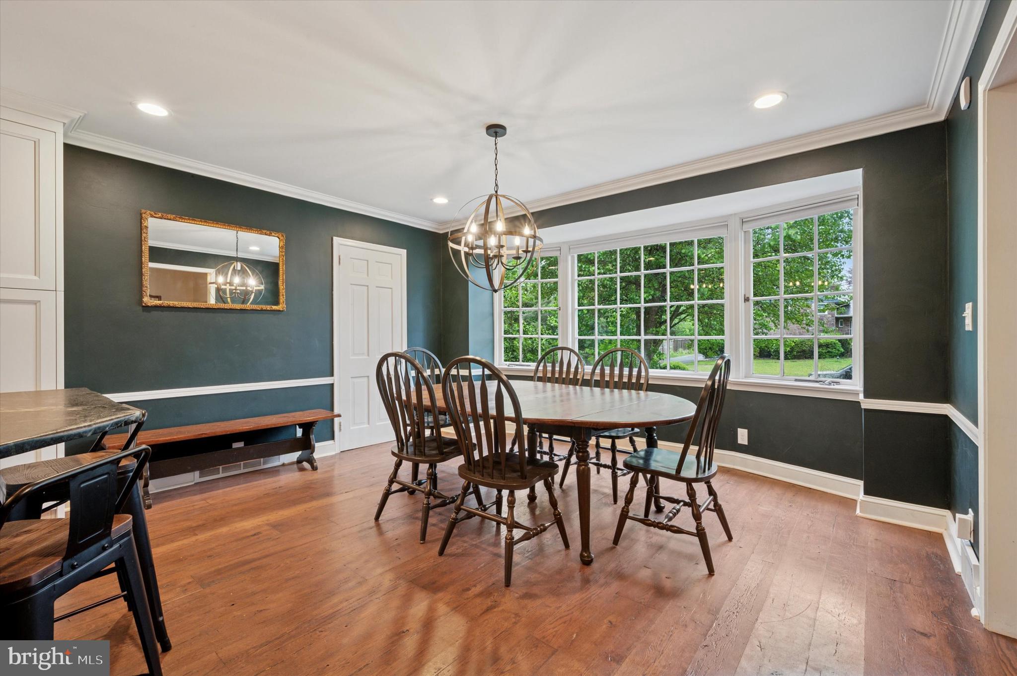 1205 Red Rambler Road Rydal, PA 19046 - Photo 14 of 34 a dining room with furniture window and wooden floor