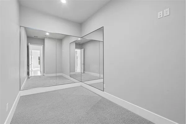 a view of an empty room