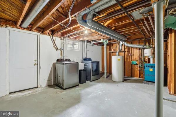 a view of a storage room