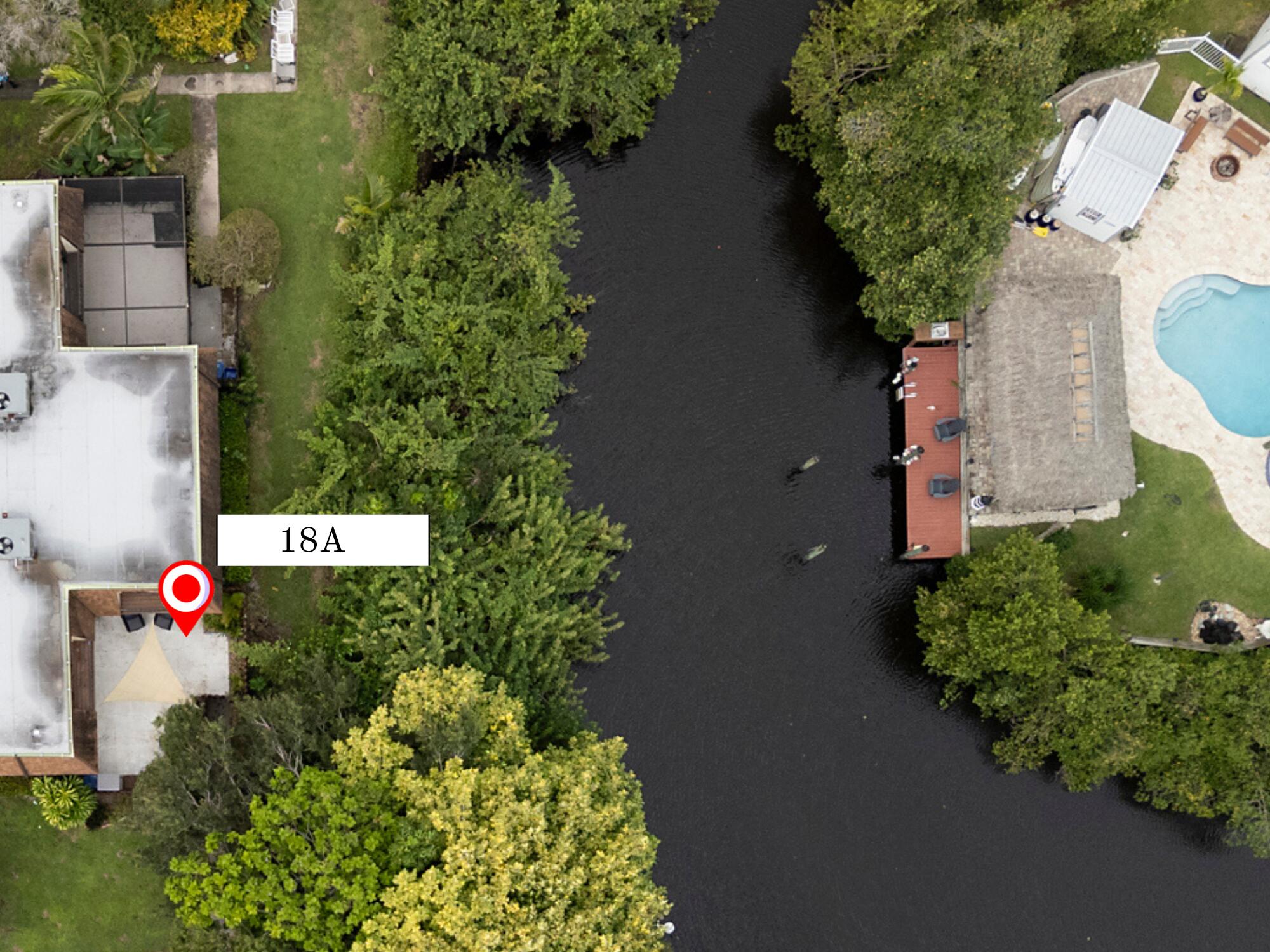 110 North Delaware Boulevard, Unit 18A Jupiter, FL 33458 - Photo 22 of 30 an aerial view of a house