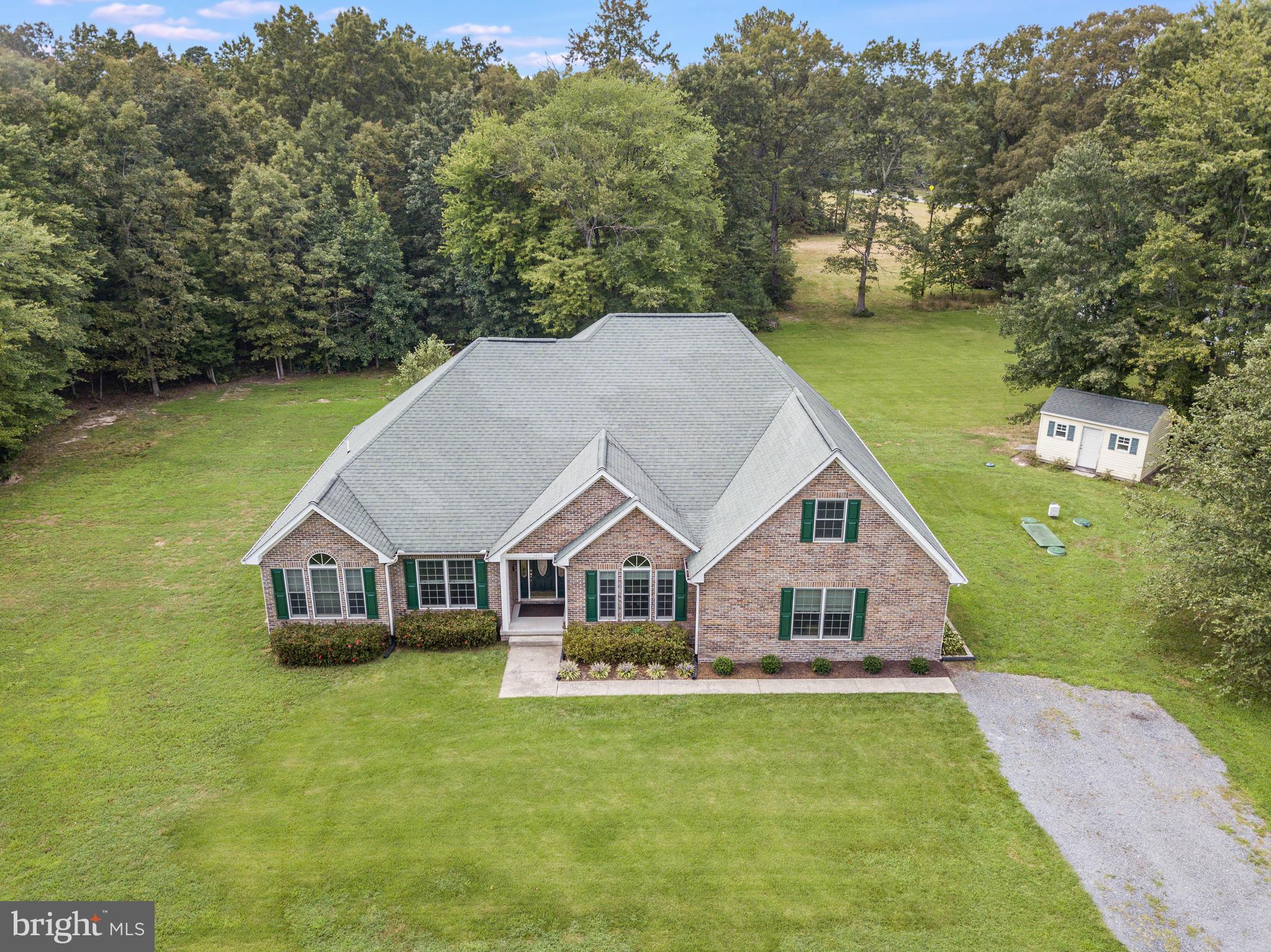 Aerial View of the Front of the Home