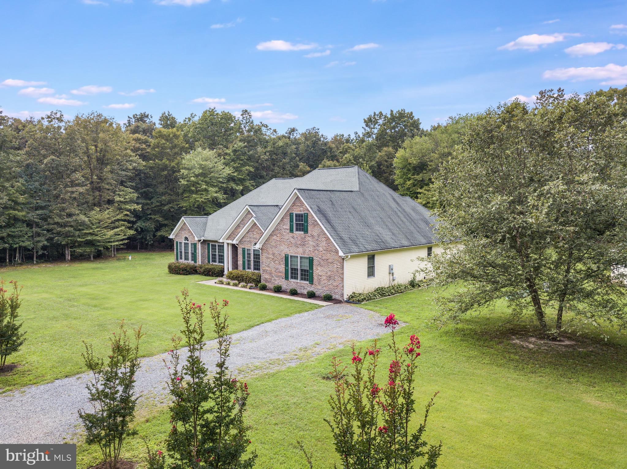 5800 Hickory Ridge Road Spotsylvania, VA 22551 - Photo 27 of 35 Aerial View of the Side of the Home