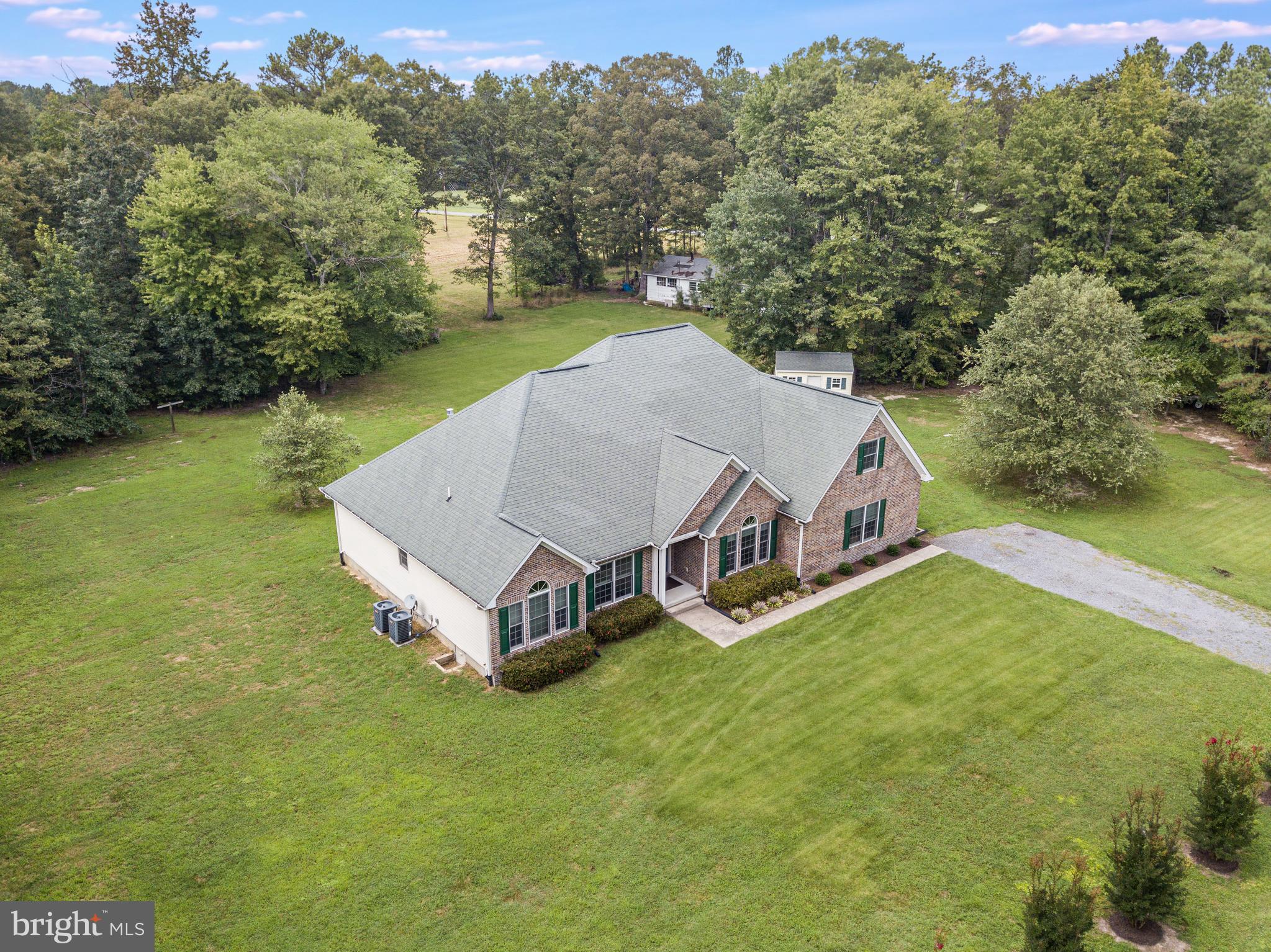 5800 Hickory Ridge Road Spotsylvania, VA 22551 - Photo 28 of 35 Aerial View of the Front of the Home
