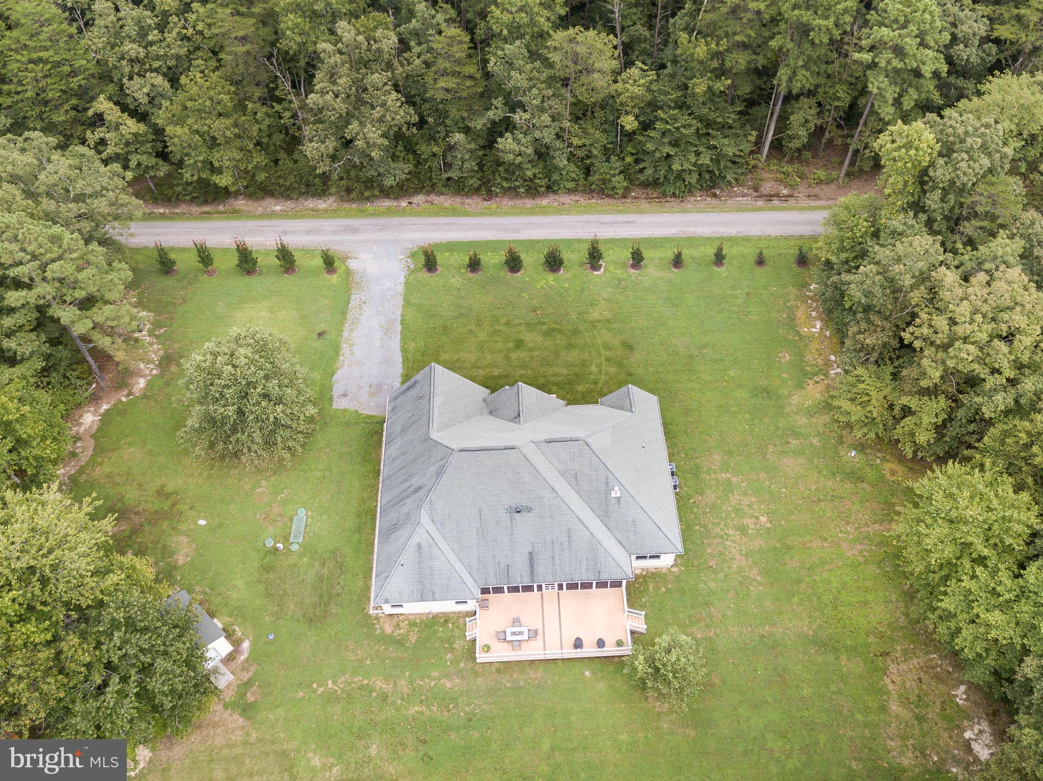 5800 Hickory Ridge Road Spotsylvania, VA 22551 - Photo 33 of 35 Aerial View of the Back of the Home