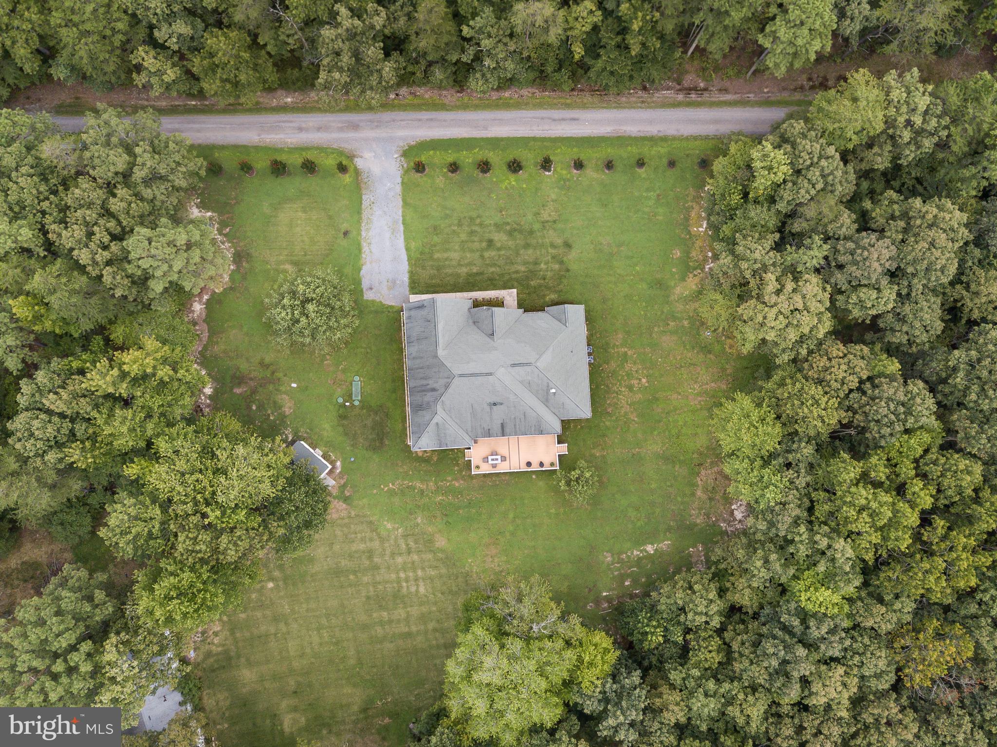 5800 Hickory Ridge Road Spotsylvania, VA 22551 - Photo 35 of 35 Aerial View of the Back of the Home