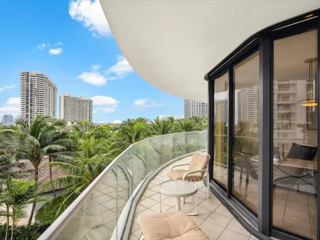 a view of balcony with workspace