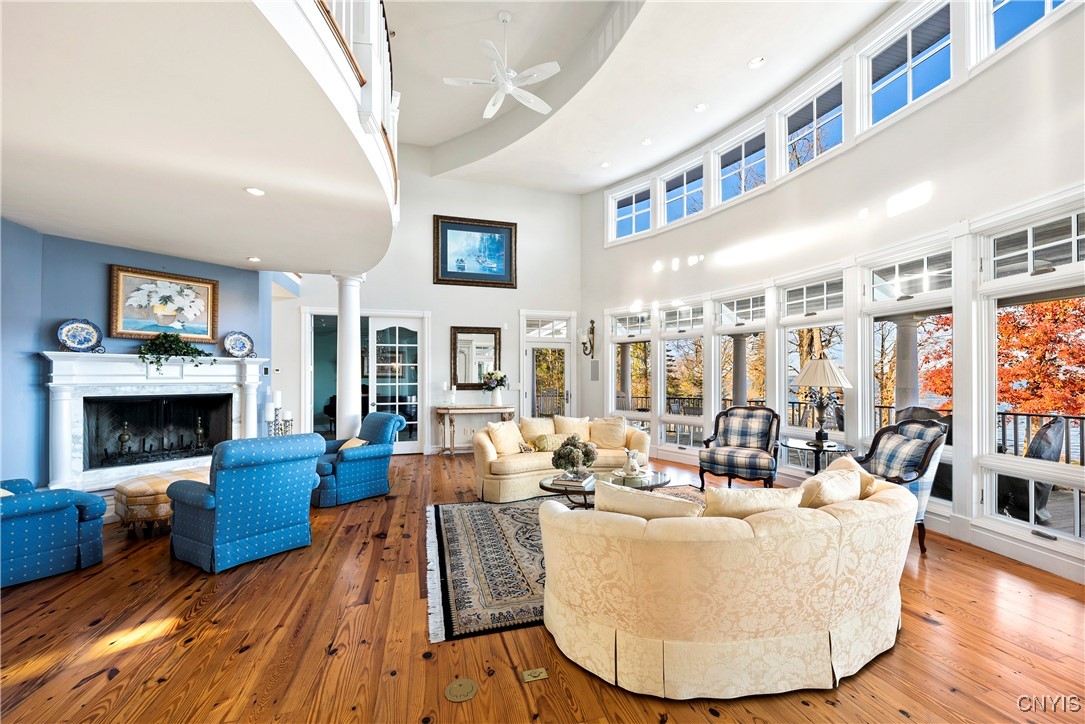 1818 West Lake Road Skaneateles, NY 13152 - Photo 14 of 48 Livingroom with fireplace