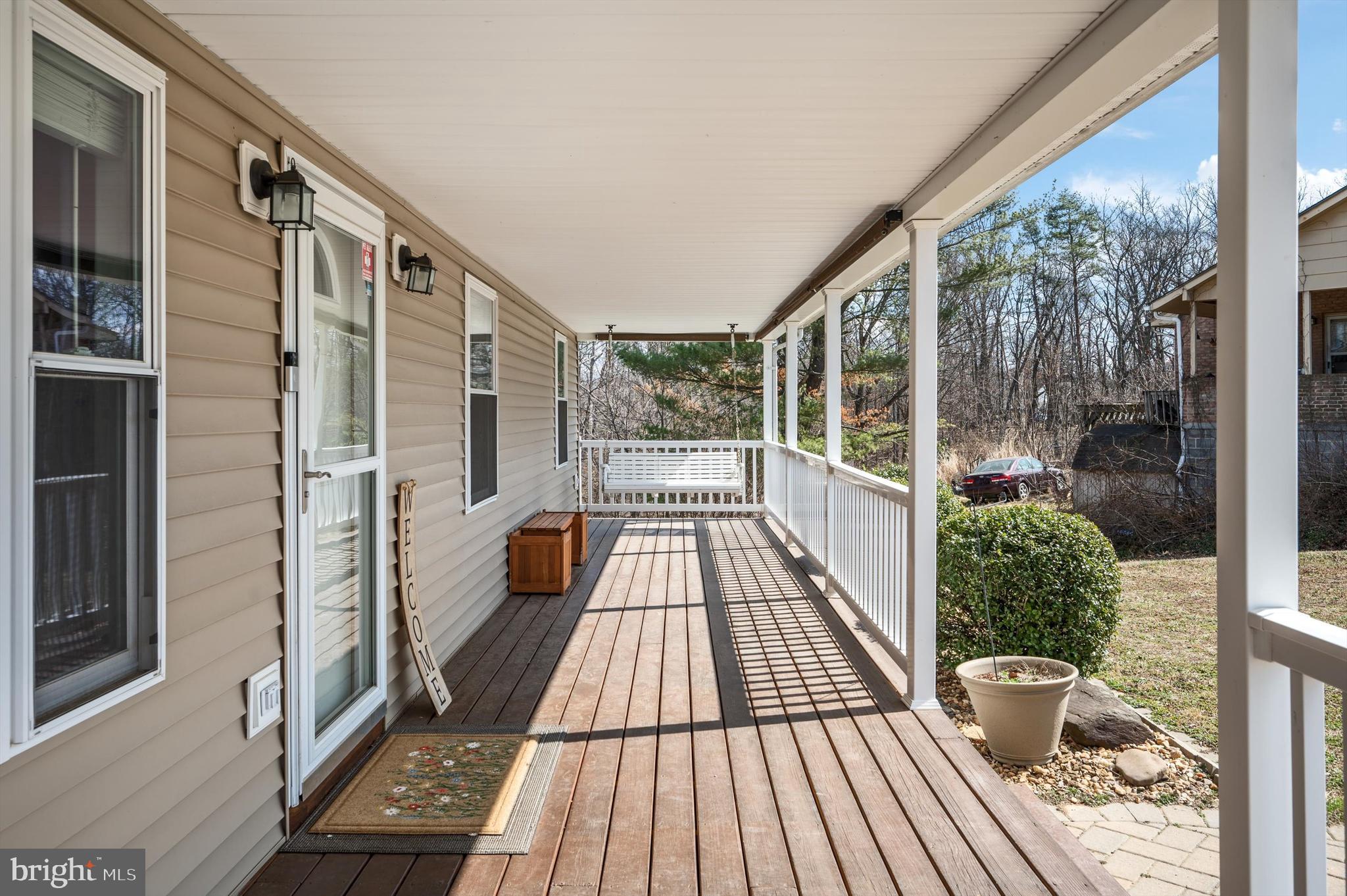 319 Ridge Road Winchester, VA 22602 - Photo 8 of 51 Covered Porch w/ Swing