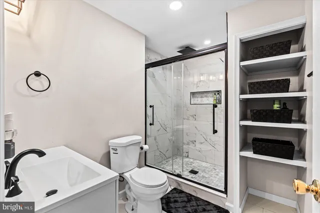 a workspace with furniture and a window