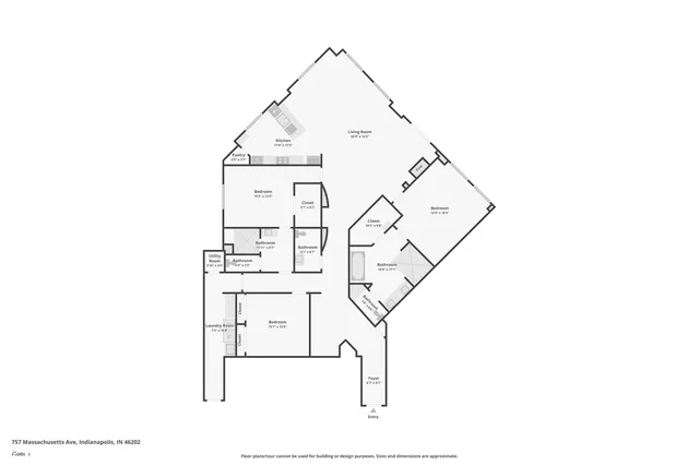$799,900 | 757 Massachusetts Avenue, Unit 201, Indianapolis, IN 46204