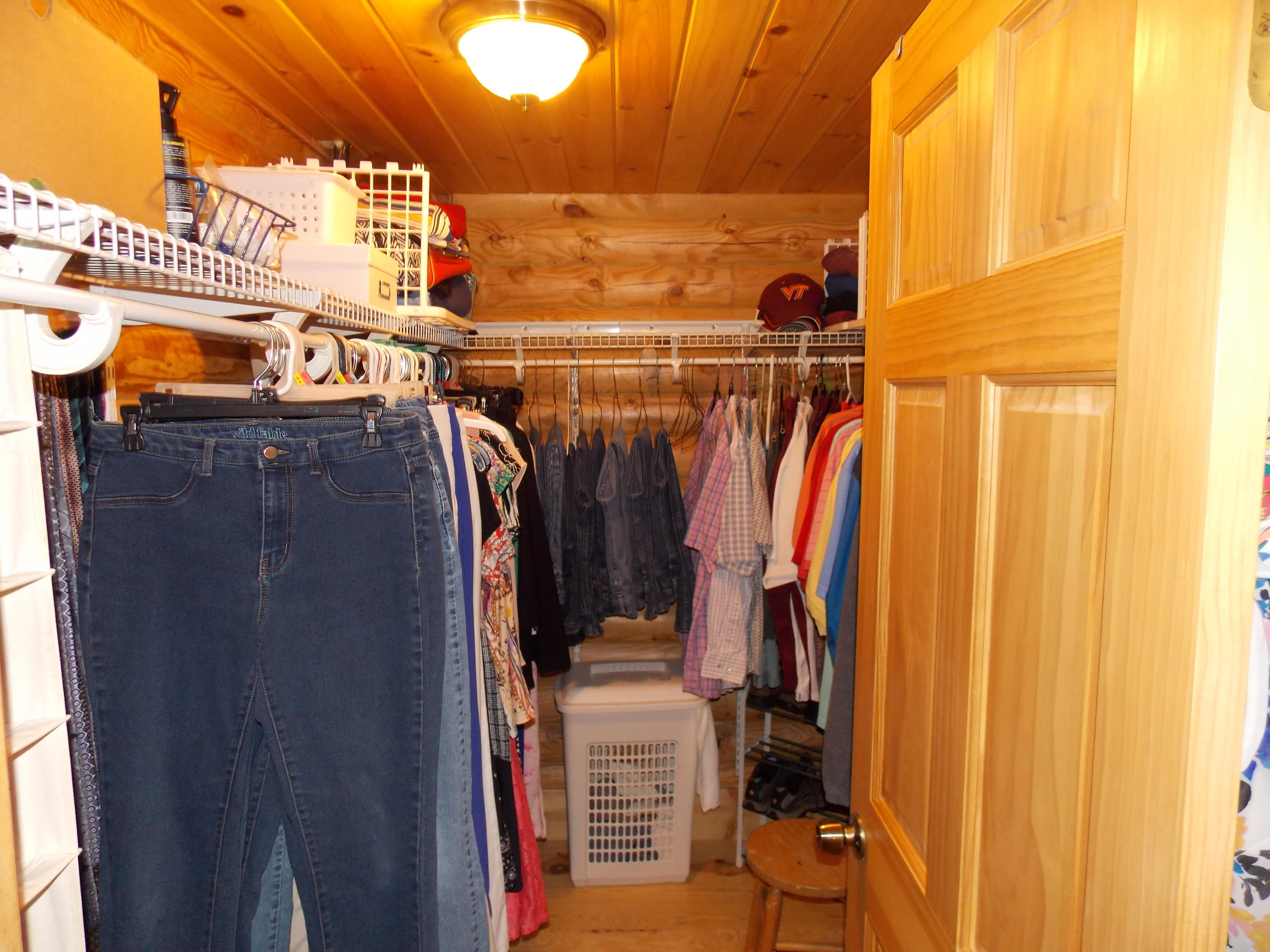 124 Ridgeview Road Northwest Floyd, VA 24091 - Photo 37 of 67 a view of walk in closet with clothes and shoes