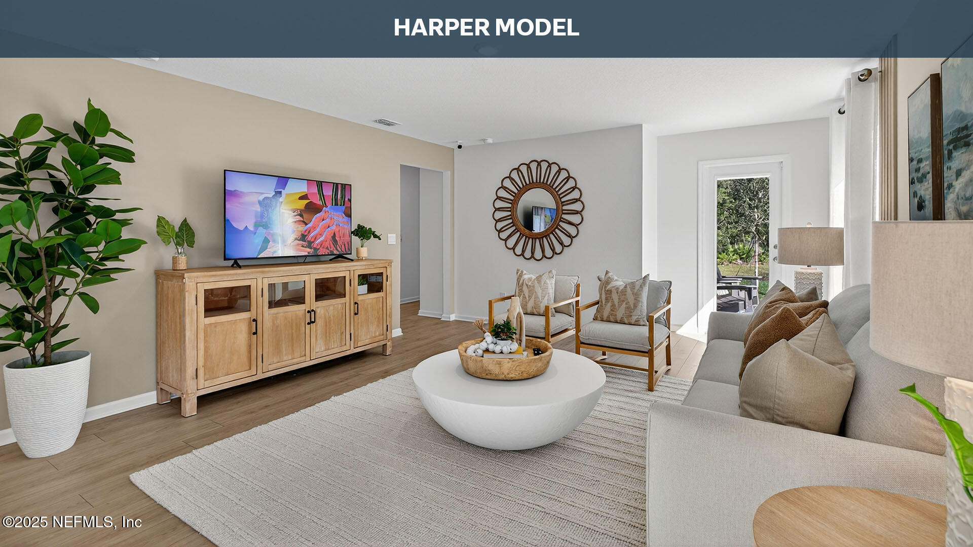 32 Flagstick Lane Bunnell, FL 32110 - Photo 12 of 61 a living room with furniture and flowers