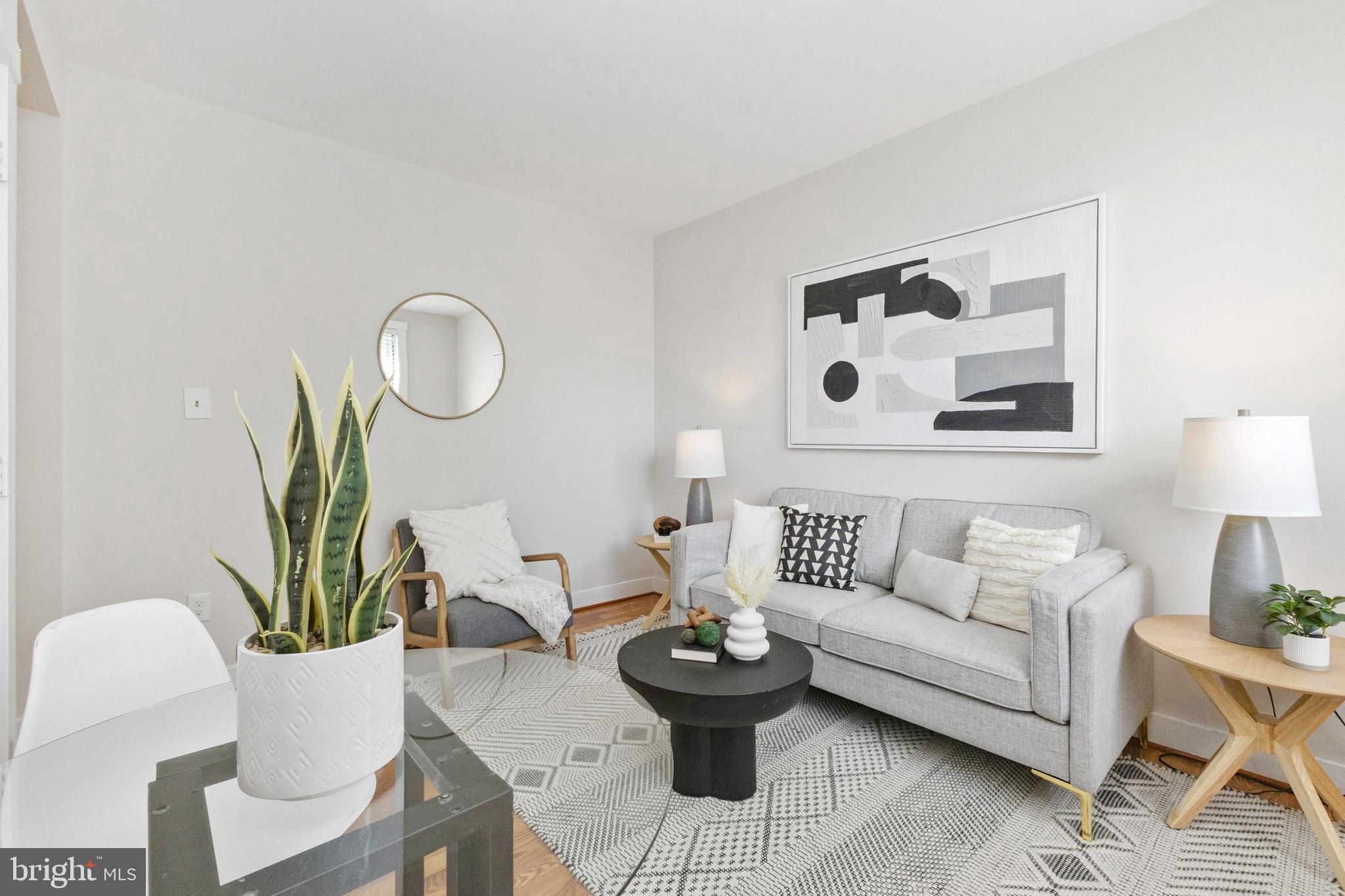 7 18th Street Southeast, Unit 208 Washington, DC 20003 - Photo 4 of 32 a living room with furniture and a painting on the wall