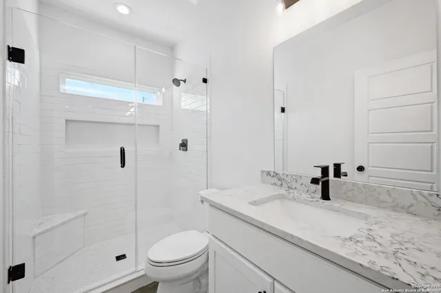 a view of lake with palm trees