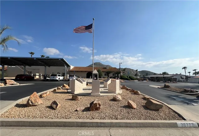 a view of street with sign board
