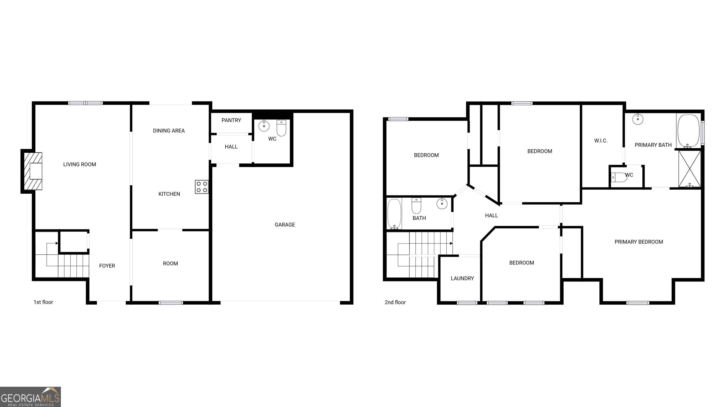 981 Fellowship Road, Unit 108 Fairburn, GA 30213 - Photo 21 of 21 a picture of a floor plan
