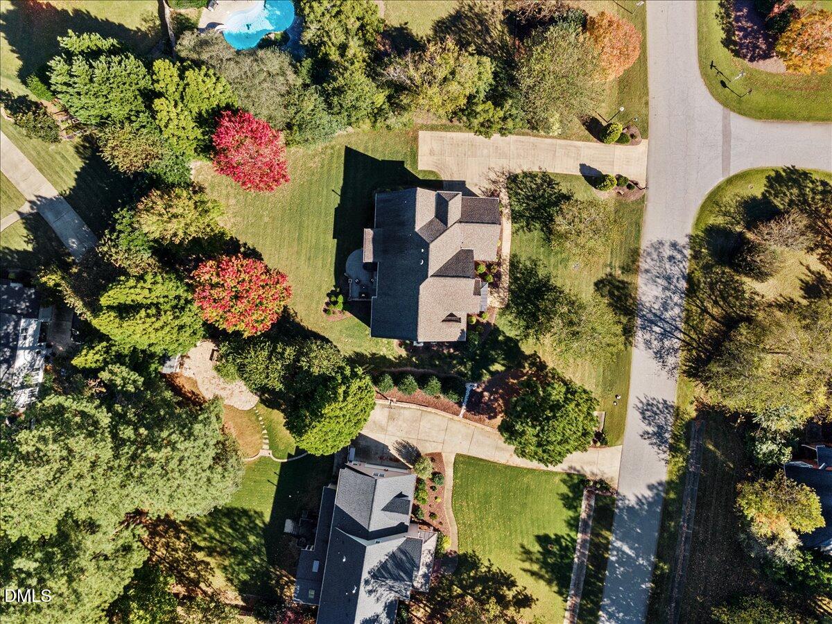 3628 Jamison Park Drive Apex, NC 27539 - Photo 53 of 60 an aerial view of a house