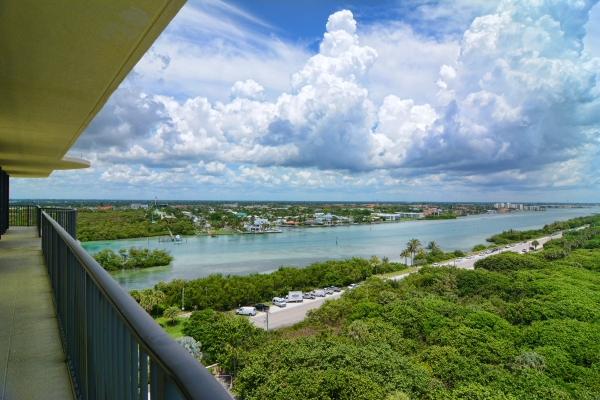 400 South Beach Road, Unit 1101 Jupiter, FL 33469 - Photo 5 of 24 Balcony View of Intracoastal