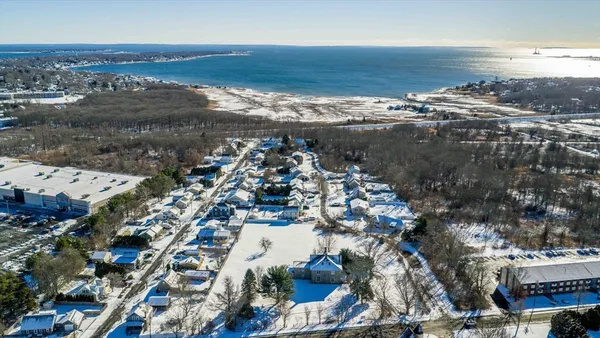 a picture of city view with lots of trees