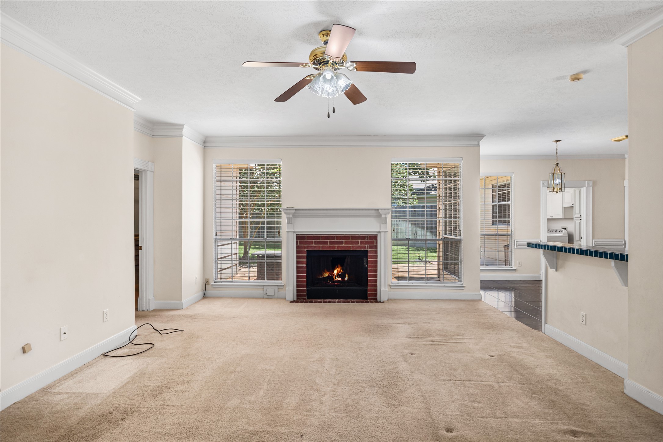 17210 Silverthorne Lane Spring, TX 77379 - Photo 17 of 49 Gas fireplace