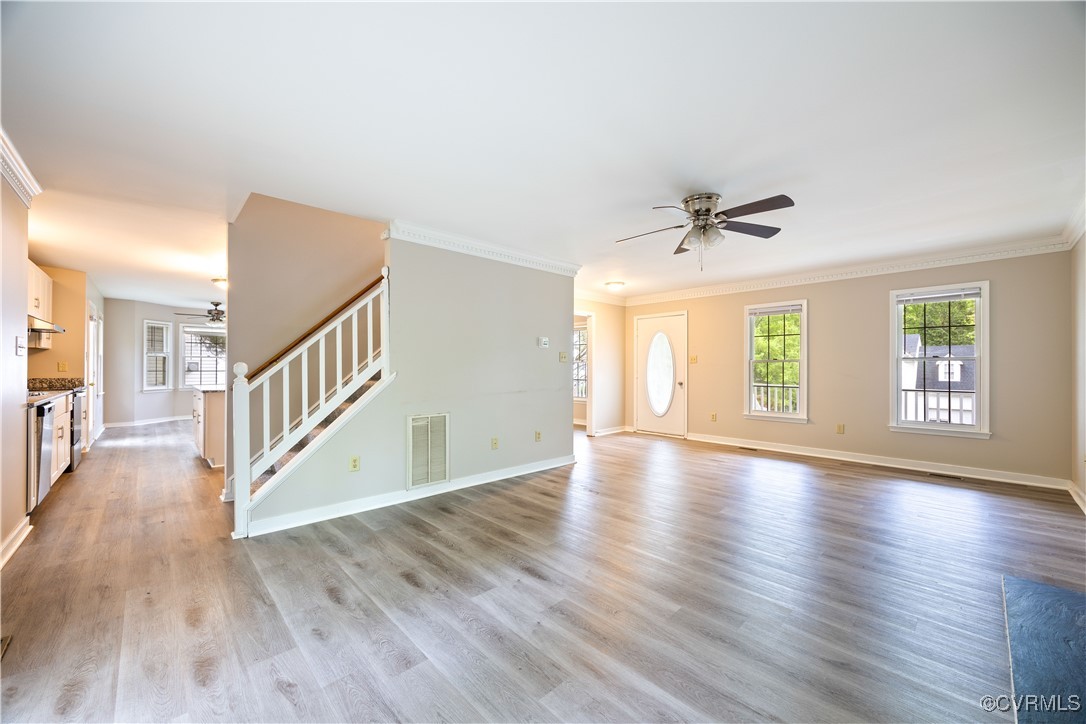 3012 Appleford Drive Chester, VA 23831 - Photo 3 of 25 a view of an entryway with wooden floor
