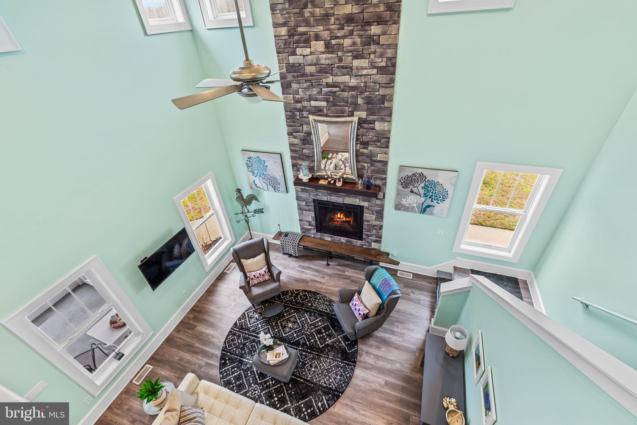 27807 Round Pole Bridge Road Milton, DE 19968 - Photo 36 of 71 View of the Living Room from the Upper Level Lo...