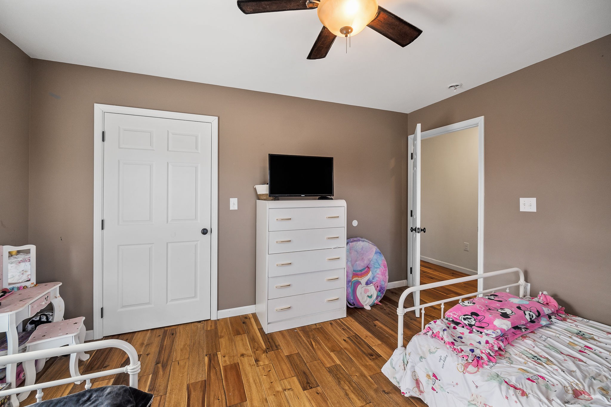 14525 Tucker Ridge Road Silver Point, TN 38582 - Photo 32 of 64 a bedroom with a bed and a flat screen tv