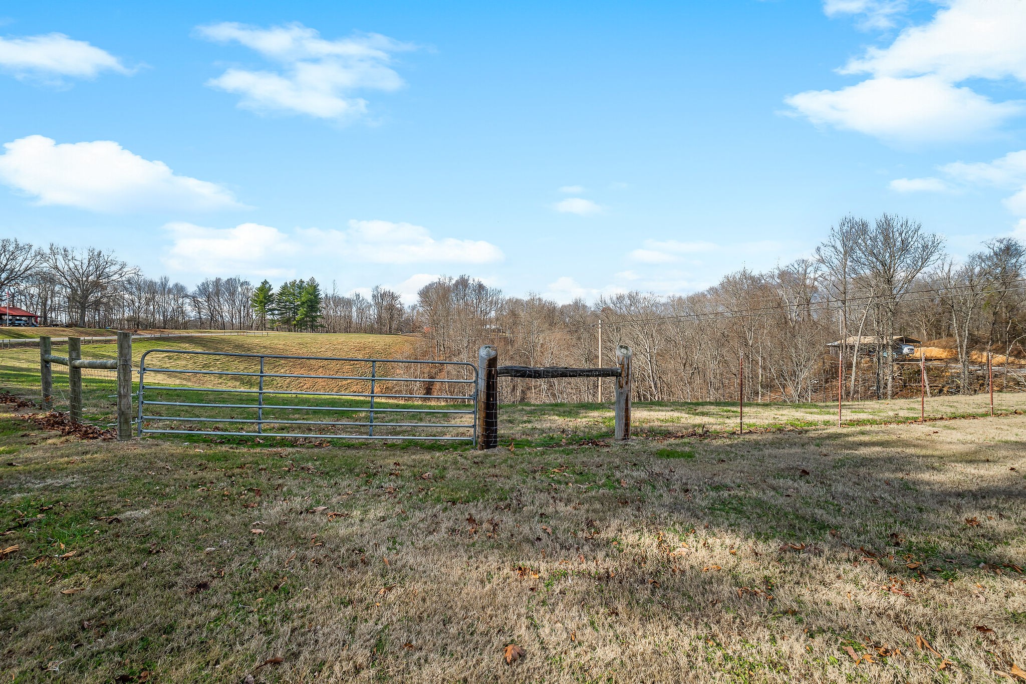14525 Tucker Ridge Road Silver Point, TN 38582 - Photo 60 of 64 a view of a green field with wooden fence