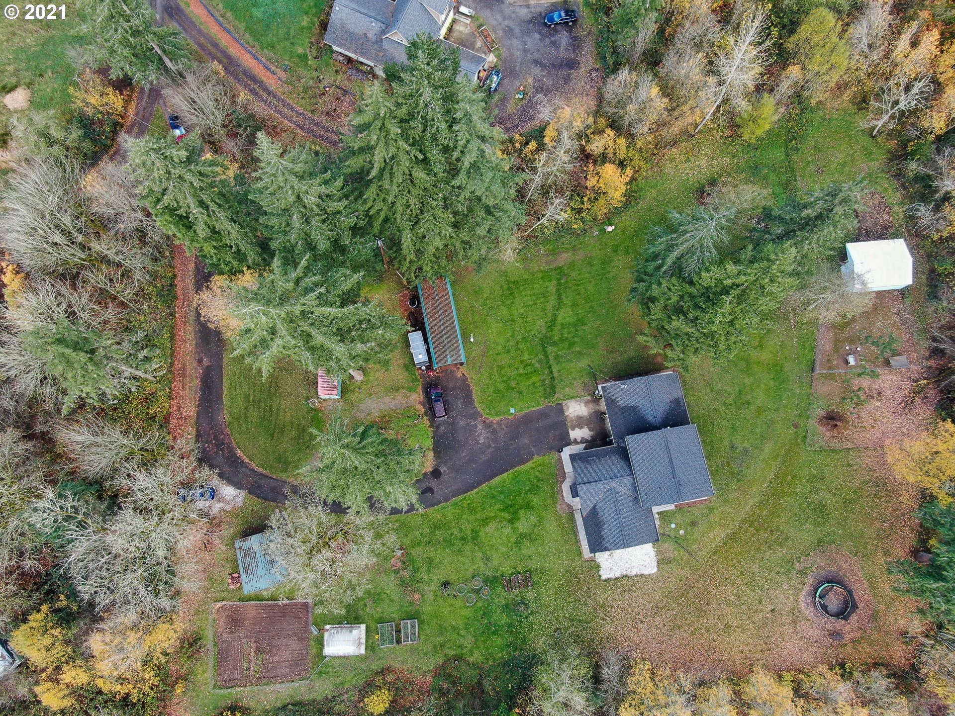 1913 Northeast 199th Street Ridgefield, WA 98642 - Photo 30 of 30 an aerial view of a house with outdoor space