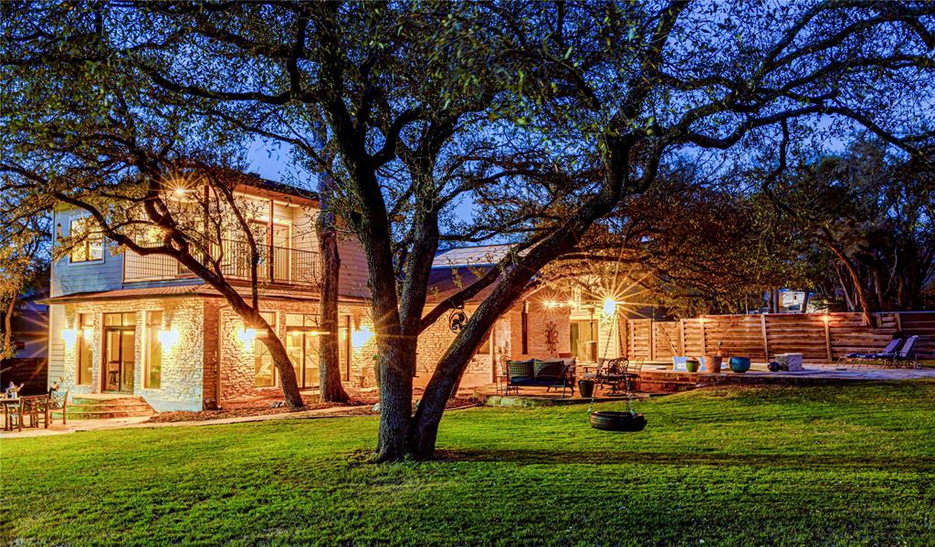 Rear view of house with a patio