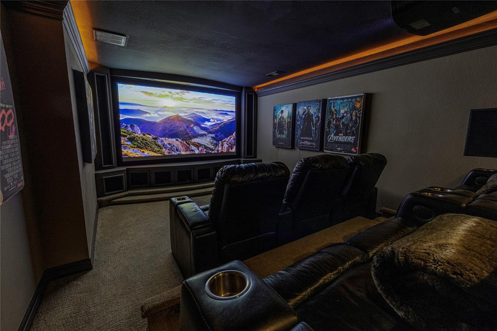10903 Cade Circle Austin, TX 78726 - Photo 2 of 40 View of carpeted cinema