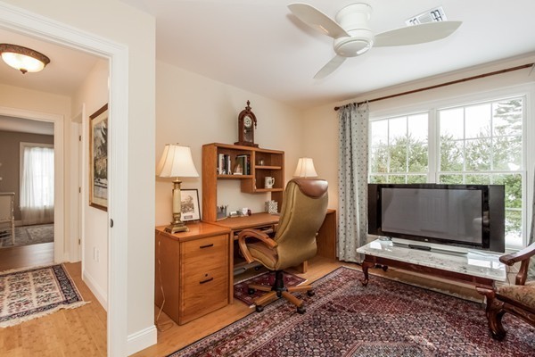 3 Bridle Path Road Wilbraham, MA 01095 - Photo 24 of 30 a view of a workspace with furniture and a flat screen tv