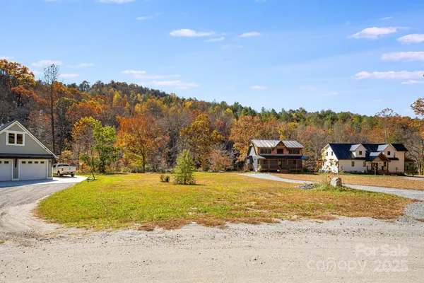 a view of a lake with a mountain
