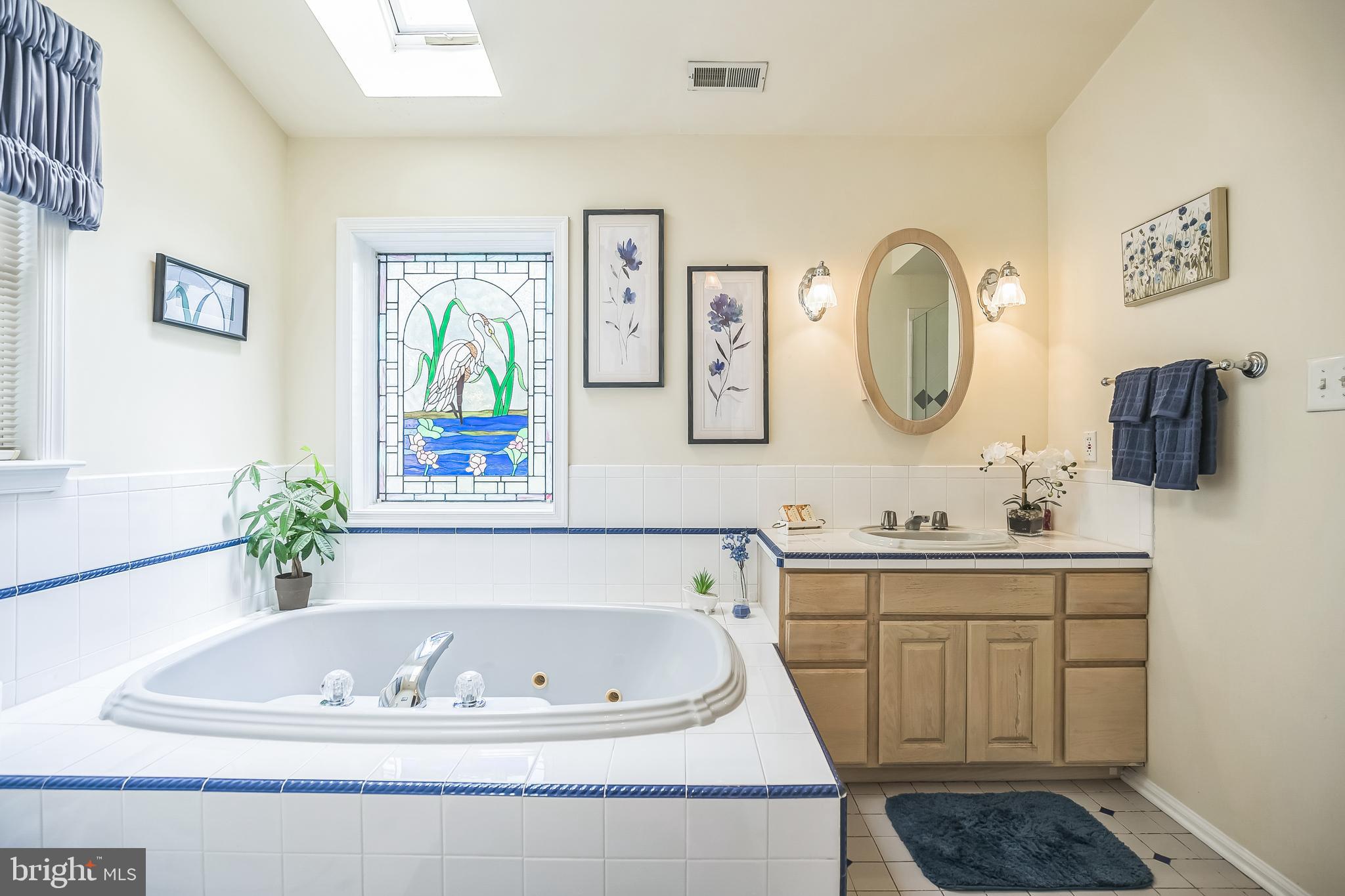 241 Bells Lake Road Turnersville, NJ 08012 - Photo 17 of 33 Primary Bath with Jetted Tub and Skylight