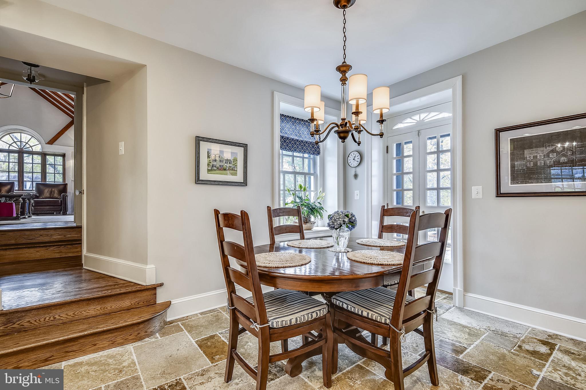 105 Tunbridge Road Baltimore, MD 21212 - Photo 19 of 62 a view of a dining room with furniture and chandelier