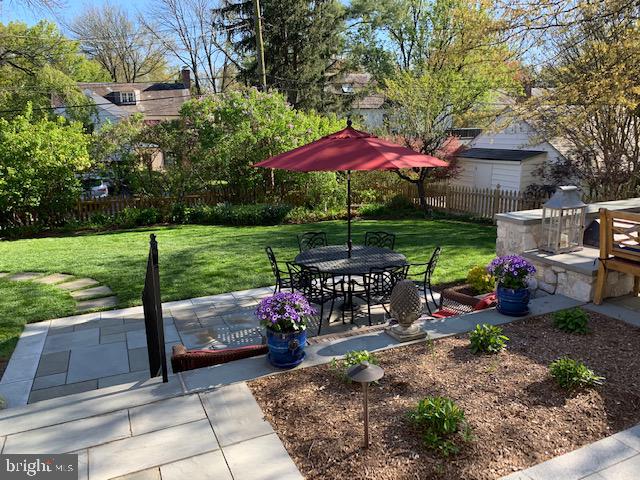 105 Tunbridge Road Baltimore, MD 21212 - Photo 51 of 62 a view of a patio with chairs and a yard