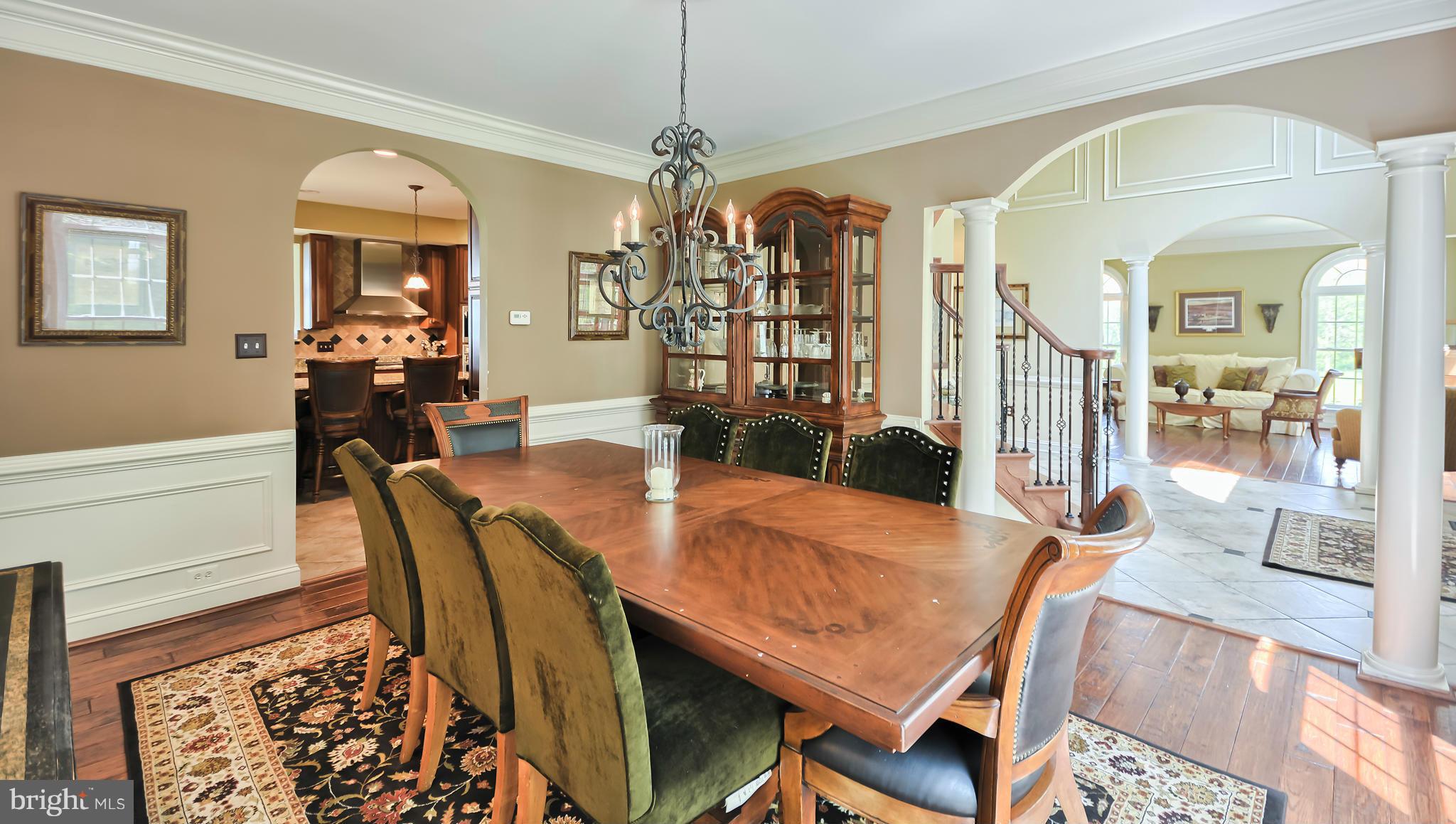 4522 Coxey Brown Road Myersville, MD 21773 - Photo 10 of 30 a view of a dining room with furniture and wooden floor