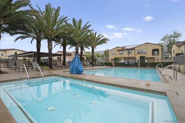 a view of a house with a swimming pool