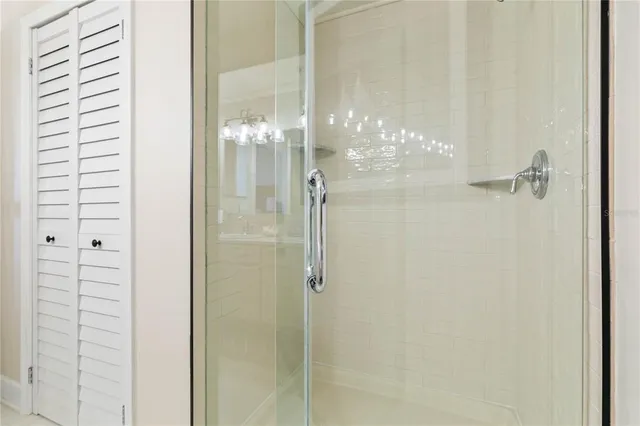 front view of a building with potted plants