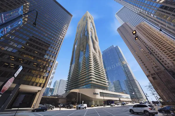 a view of buildings