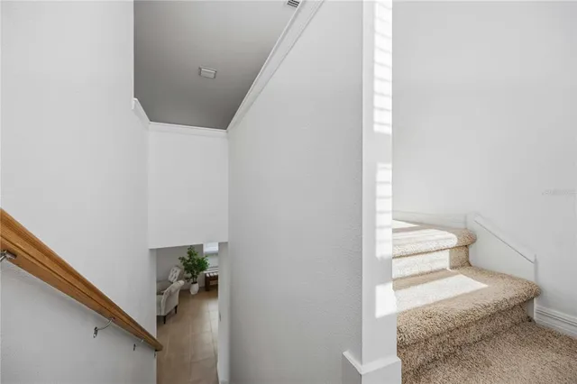 a view of a room with window and toys