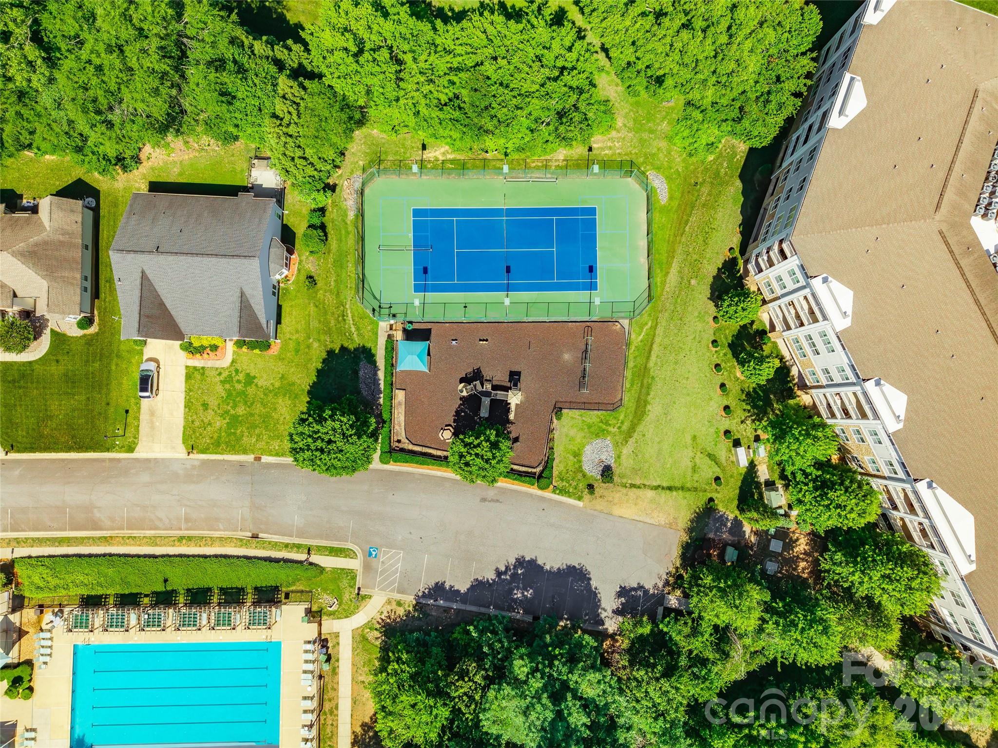 104 Rock Ridge Lane Mount Holly, NC 28120 - Photo 46 of 48 an aerial view of a house with a yard