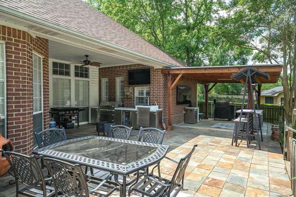 1807 Mill Creek Road Canton, TX 75103 - Photo 28 of 33 a view of outdoor space yard deck patio and outdoor kitchen