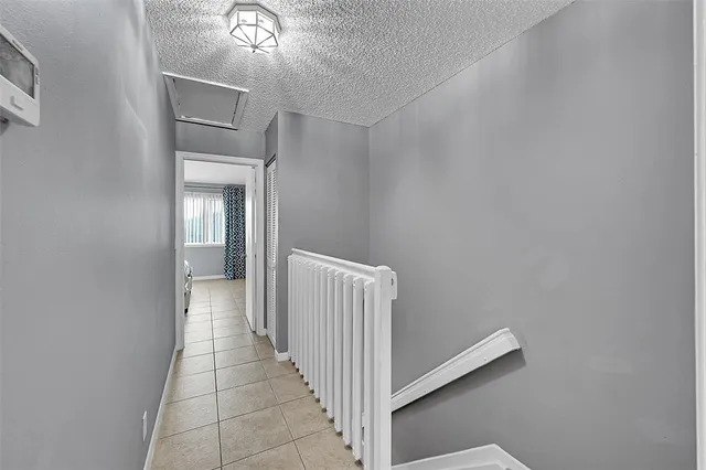 a view of a hallway with a elevator